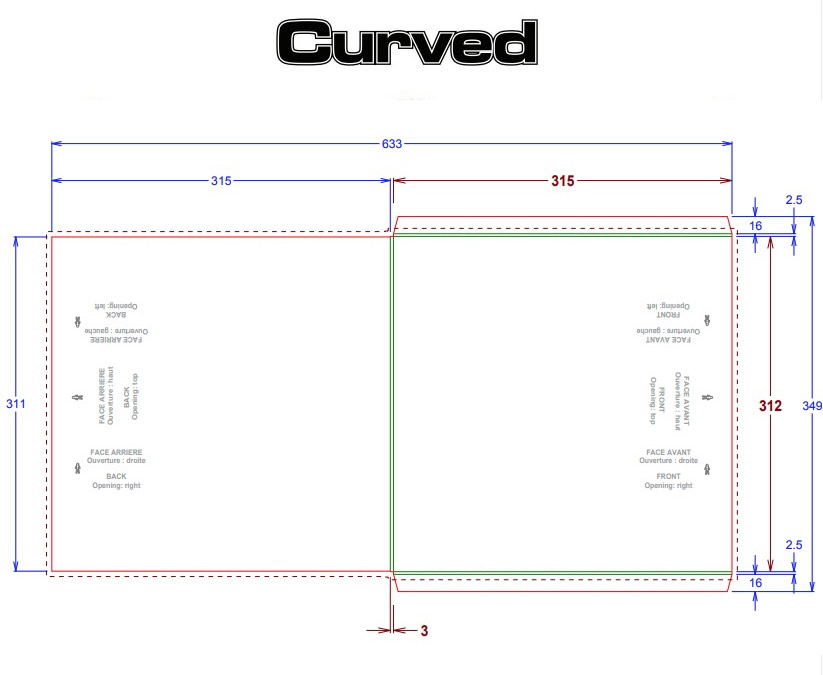 Forhandle Frugtbar Mikroprocessor Vinyl Artwork Templates - Curved Pressings